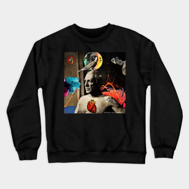 Forever Picasso Crewneck Sweatshirt by antoecha80